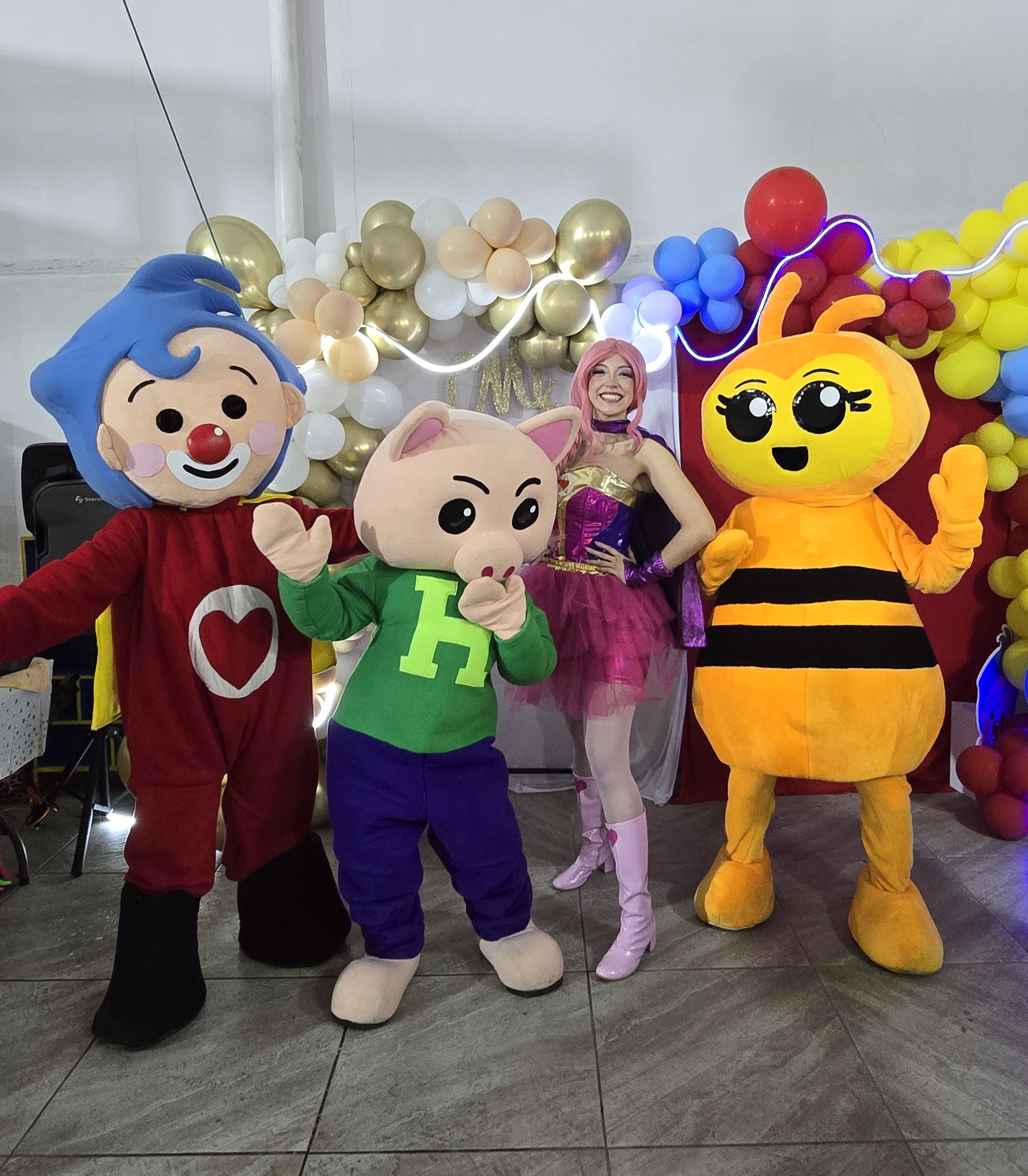 Botarga en evento infantil Picarínes